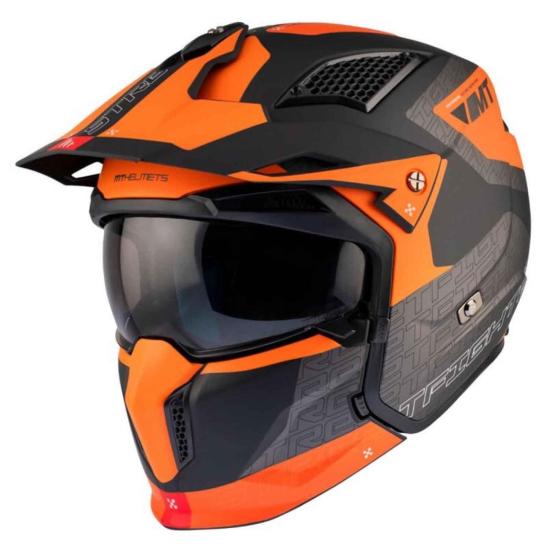 KASK MT STREETFİGHTER SV S TOTEM B4 MAT TURUNCU